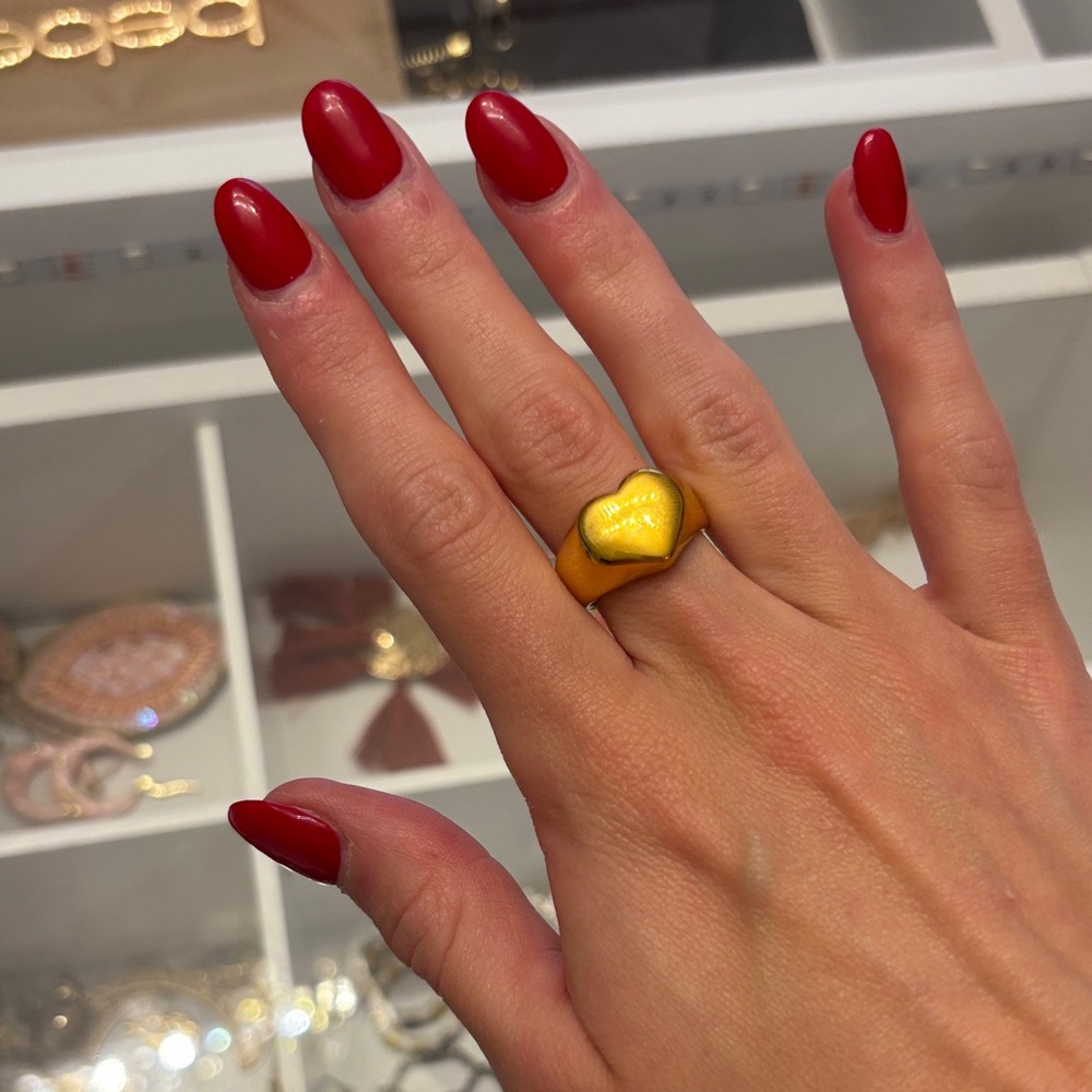 Gold Heart Ring
